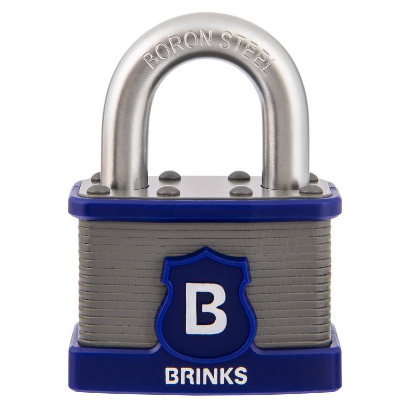 BRINKS 677-50001 Vorhängeschloss aus laminiertem Stahl mit Bügel, 50 mm von BRINKS