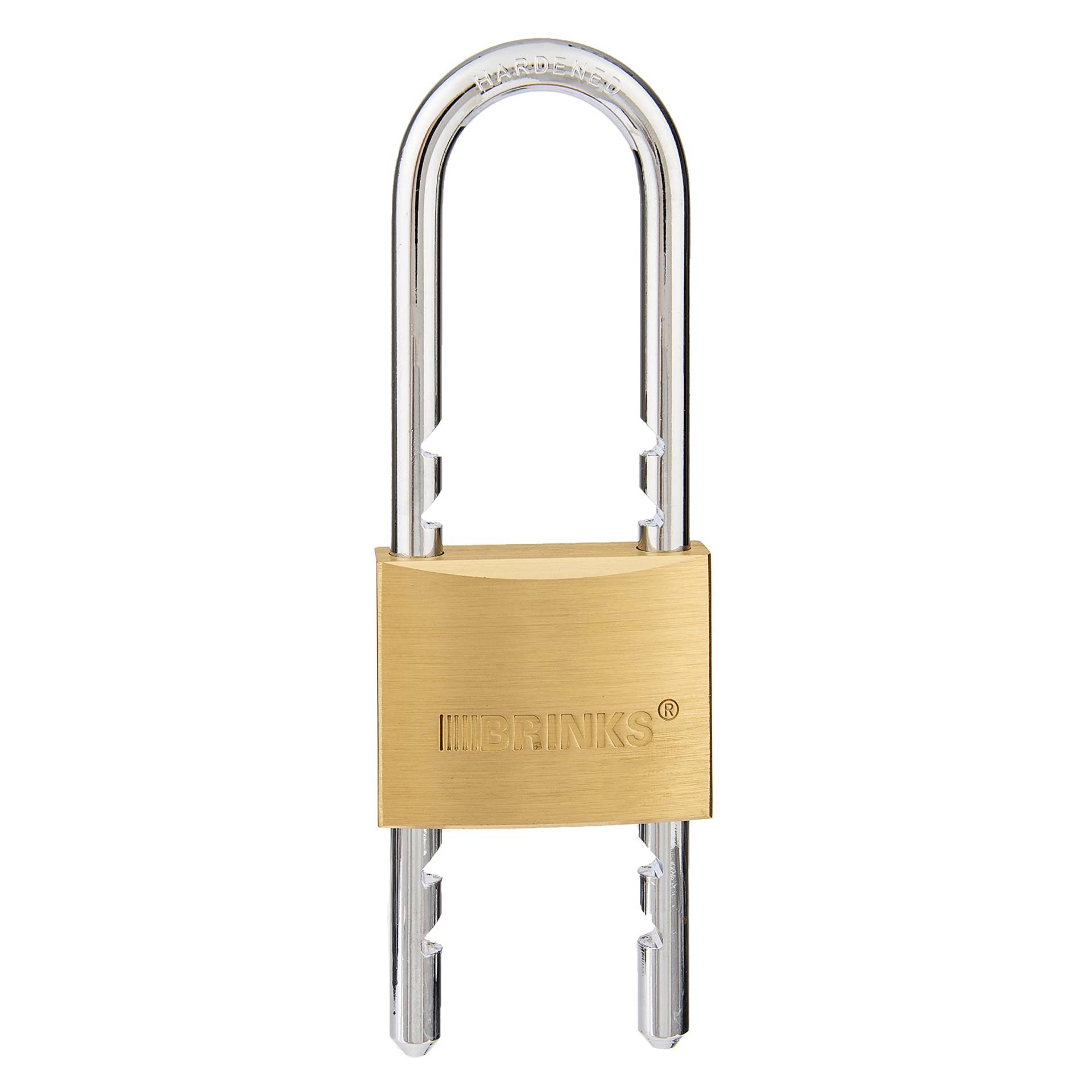 Brinks 171-50061 Vorhängeschloss aus massivem Messing, mit verstellbarem Bügel, 50 mm Brinks 171-50061 Vorhängeschloss aus massivem Messing, mit verstellbarem Bügel, 50 mm von BRINKS