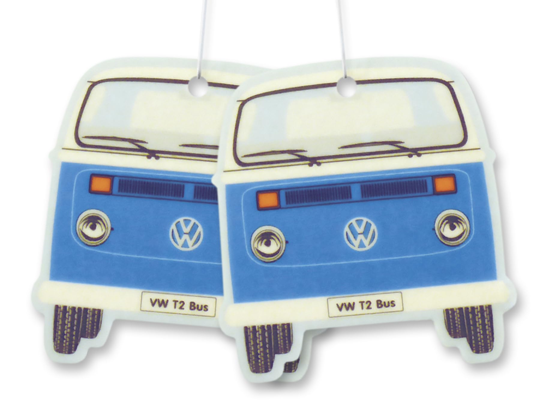 BRISA VW Collection - Volkswagen Luft-Erfrischer-Duft-Spender im T2 Bus Motiv (Sport-Fresh/Blau/2ER Set) von BRISA