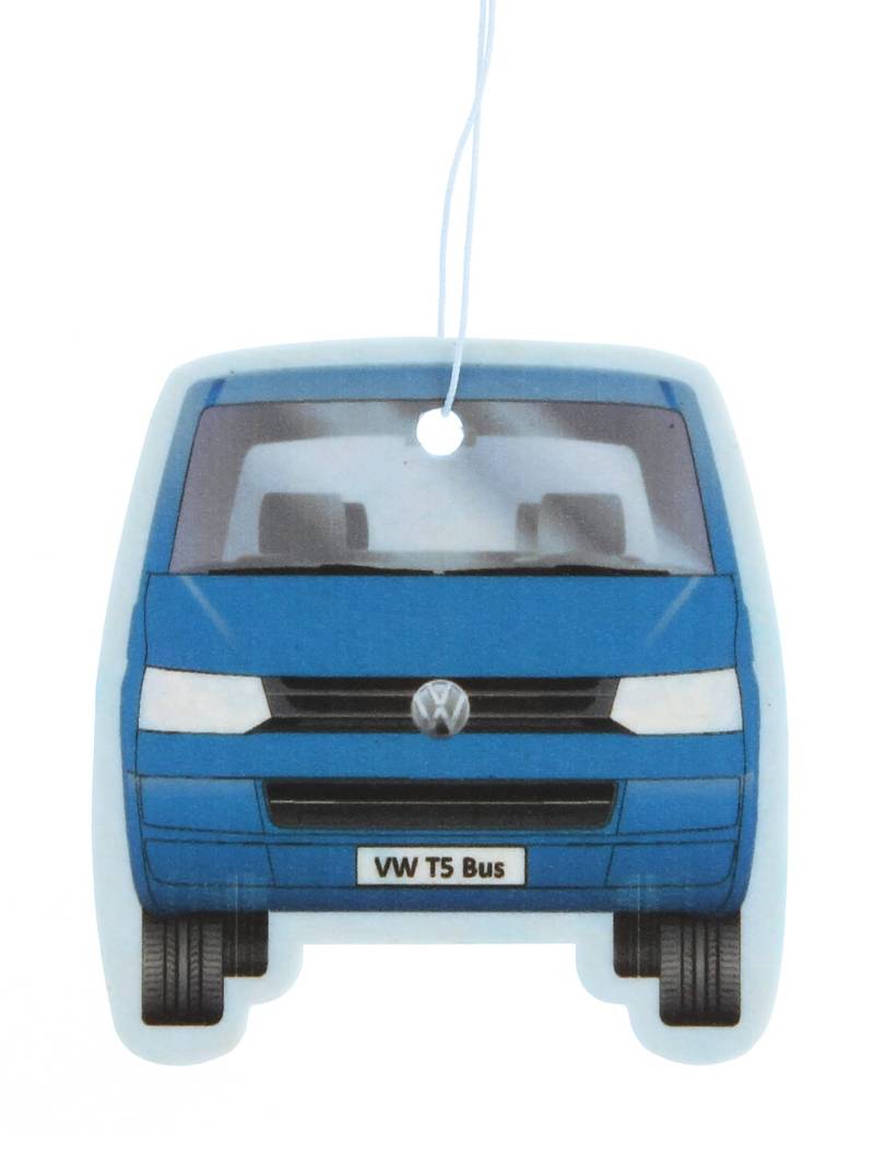 BRISA VW Collection - Volkswagen Luft-Erfrischer-Duft-Spender im VW T5 Bulli Bus Design im Einzelpack (Fresh/Blau) von BRISA