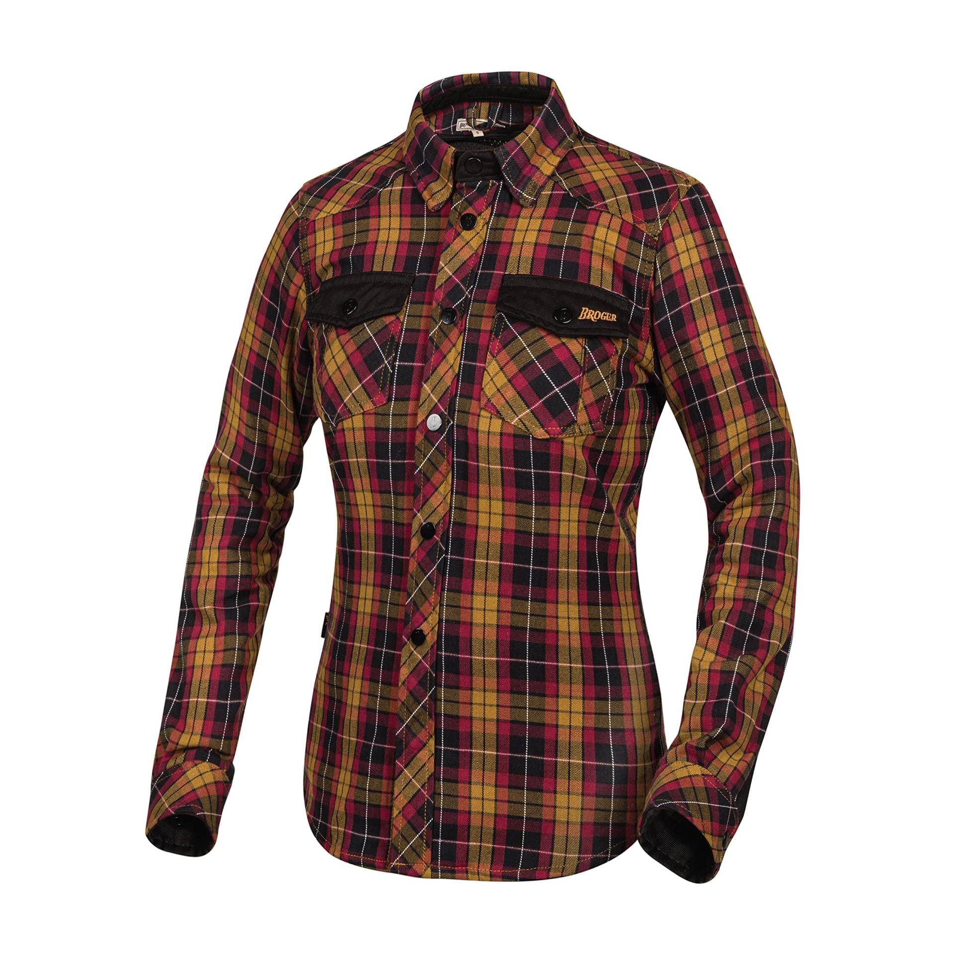 BROGER Alaska Lady Motorradhemd Damen | 100% Baumwolle | Aramidfaser Futter | SAS-TEC Ellbogen und Schulterprotektoren | Normale Passform BROGER Alaska Lady Motorradhemd Damen | 100% Baumwolle | Aramidfaser Futter | SAS-TEC Ellbogen und Schulterprotektoren | Normale Passform von BROGER