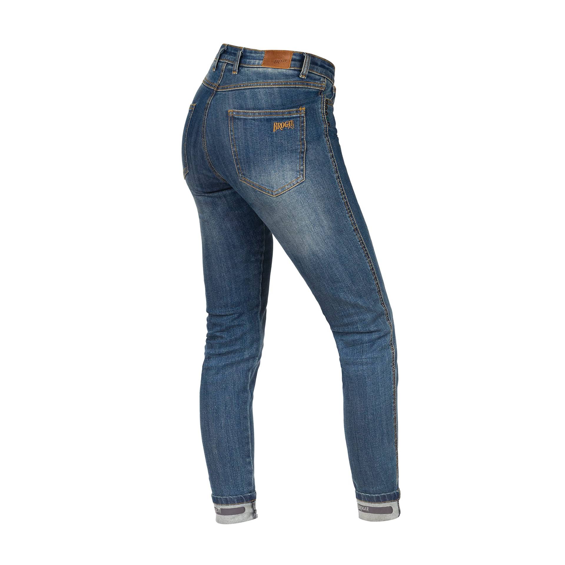 BROGER California Lady Motorradjeans Damen | Aramidfaser Futter | SAS-TEC Knie Hüfte Steißbein Protektoren | Reflektierende Elemente | Slim Fit BROGER California Lady Motorradjeans Damen | Aramidfaser Futter | SAS-TEC Knie Hüfte Steißbein Protektoren | Reflektierende Elemente | Slim Fit von BROGER