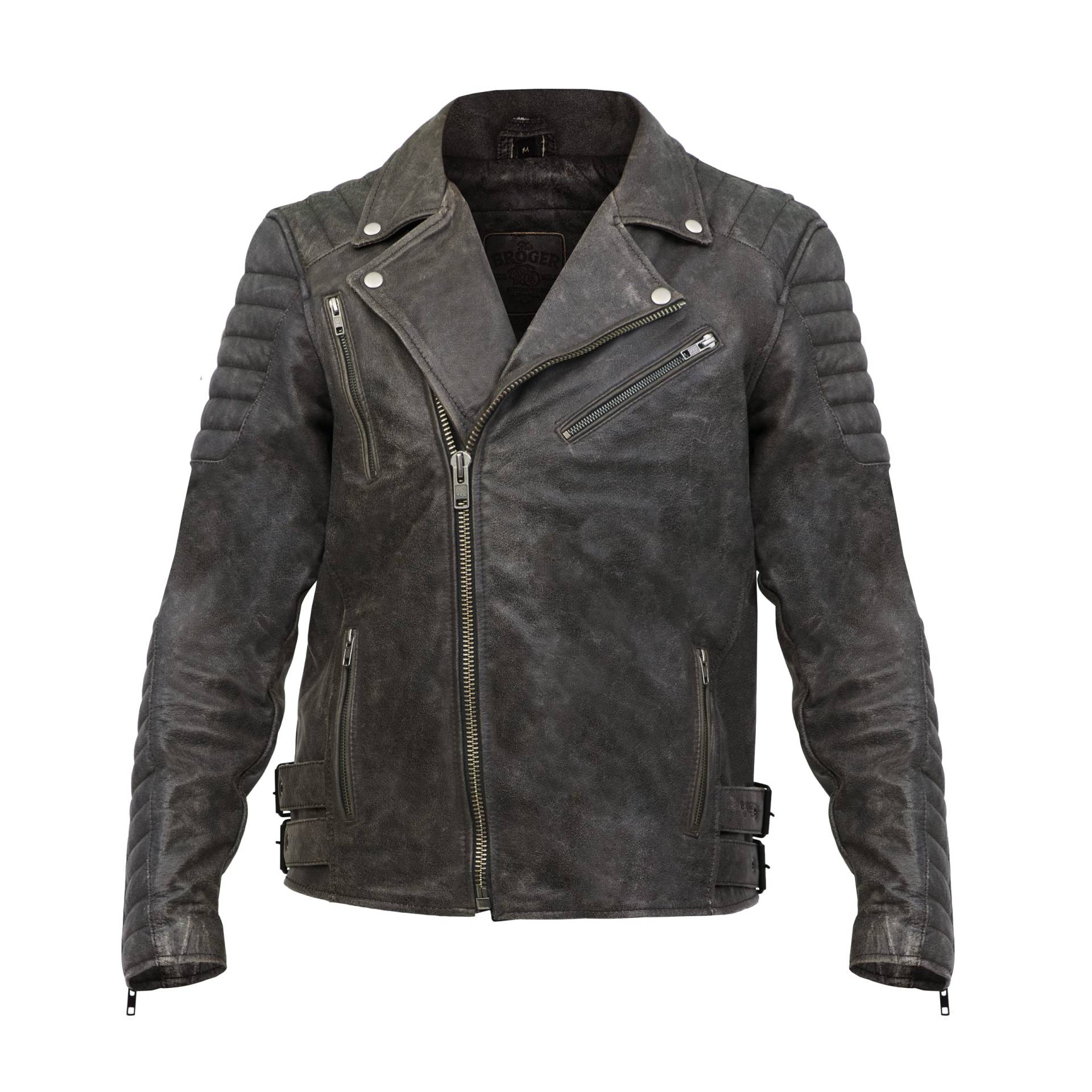 BROGER Ohio Motorradjacke Herren | Leder | Ellenbogen und Schulterprotektoren SAS-TEC Stufe 2 | 2 Belüftungskanäle | Rückenprotektor Tasche BROGER Ohio Motorradjacke Herren | Leder | Ellenbogen und Schulterprotektoren SAS-TEC Stufe 2 | 2 Belüftungskanäle | Rückenprotektor Tasche von BROGER