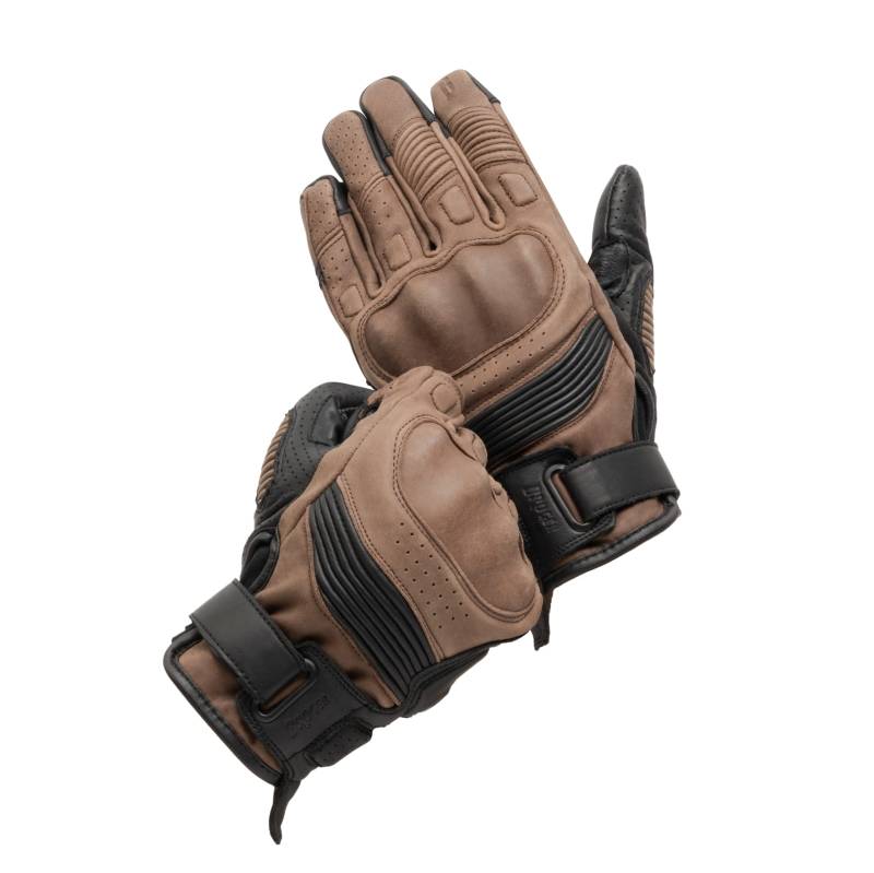 BROGER Ohio Lady Motorradhandschuhe Damen | Rindsleder und Känguru Leder | Knox SPS Protektoren | Stoßabsorbierendem Schaumstoff | Knöchelschutz von BROGER