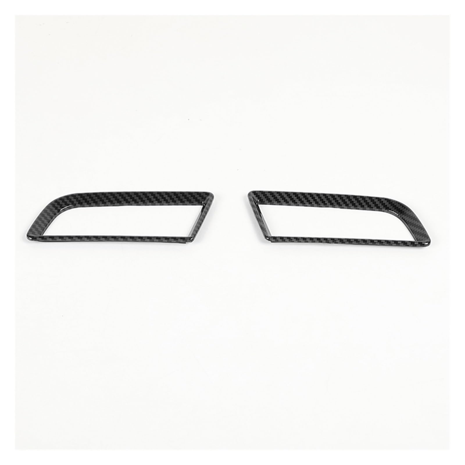 Trim-Aufkleber Armaturenbrett Air Vent Outlet Trim Dekoration Abdeckung Auto Zubehör Für Ford Für Mustang 2015 2016 2017 2018 2019 2020 2021 2022 2023 Panel-Aufkleber (Farbe : Kohlefaser-Optik) von BROHN