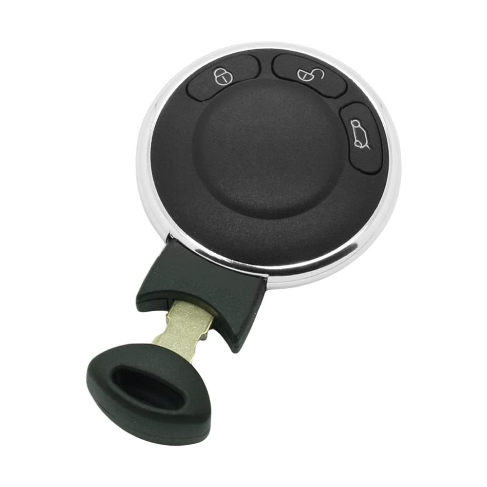 BROVACS Ersatz Schlüsselgehäuse + ungeschnittener Rohling Notfall Einsatz Schlüssel Kompatibel mit BMW Mini Cooper R56 R57 R58 R60 R61 3 Tasten Smart Keyless Entry Remote Key Case Fob PG940A BROVACS Ersatz Schlüsselgehäuse + ungeschnittener Rohling Notfall Einsatz Schlüssel Kompatibel mit BMW Mini Cooper R56 R57 R58 R60 R61 3 Tasten Smart Keyless Entry Remote Key Case Fob PG940A von BROVACS