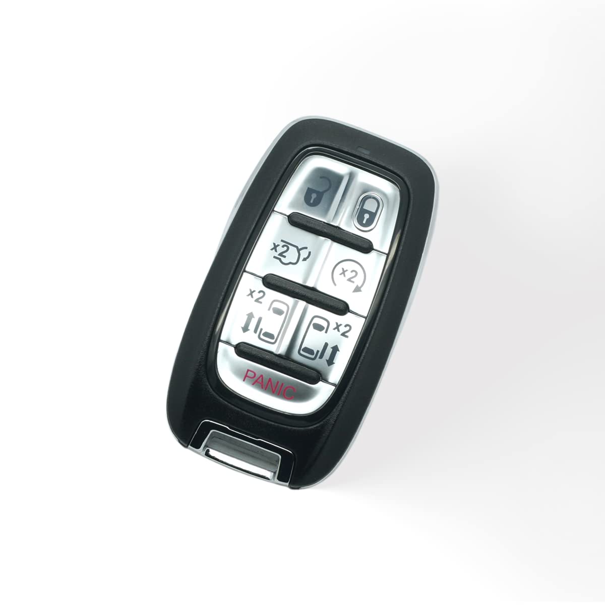 BROVACS Ersatz-Schlüsselgehäuse + ungeschnittener Rohling Notfall-Einsatzschlüssel, kompatibel mit Chrysler Pacifica Voyager 7 Tasten Smart Keyless Entry Remote Key Case Fob PG757D BROVACS Ersatz-Schlüsselgehäuse + ungeschnittener Rohling Notfall-Einsatzschlüssel, kompatibel mit Chrysler Pacifica Voyager 7 Tasten Smart Keyless Entry Remote Key Case Fob PG757D von BROVACS