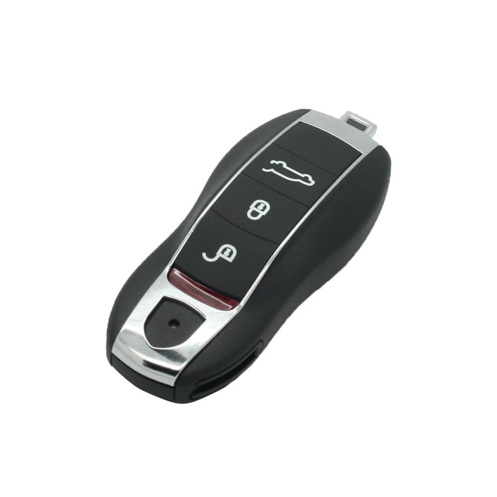 BROVACS Ersatz-Schlüsselgehäuse + ungeschnittener Rohling Notfall-Einsatzschlüssel kompatibel mit Porsche Macan Boxster Cayenne 4 Tasten Smart Keyless Entry Remote Key Case Fob 3+1 BTN PG923C BROVACS Ersatz-Schlüsselgehäuse + ungeschnittener Rohling Notfall-Einsatzschlüssel kompatibel mit Porsche Macan Boxster Cayenne 4 Tasten Smart Keyless Entry Remote Key Case Fob 3+1 BTN PG923C von BROVACS