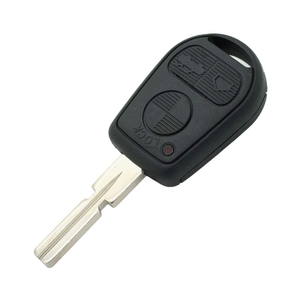 BROVACS Ersatz Schlüsselgehäuse Autoschlüssel Gehäuse Kompatibel mit BMW 3 Tasten Schlüsselloser Eingang Fernbedienung HU58 Klinge PG901A von BROVACS