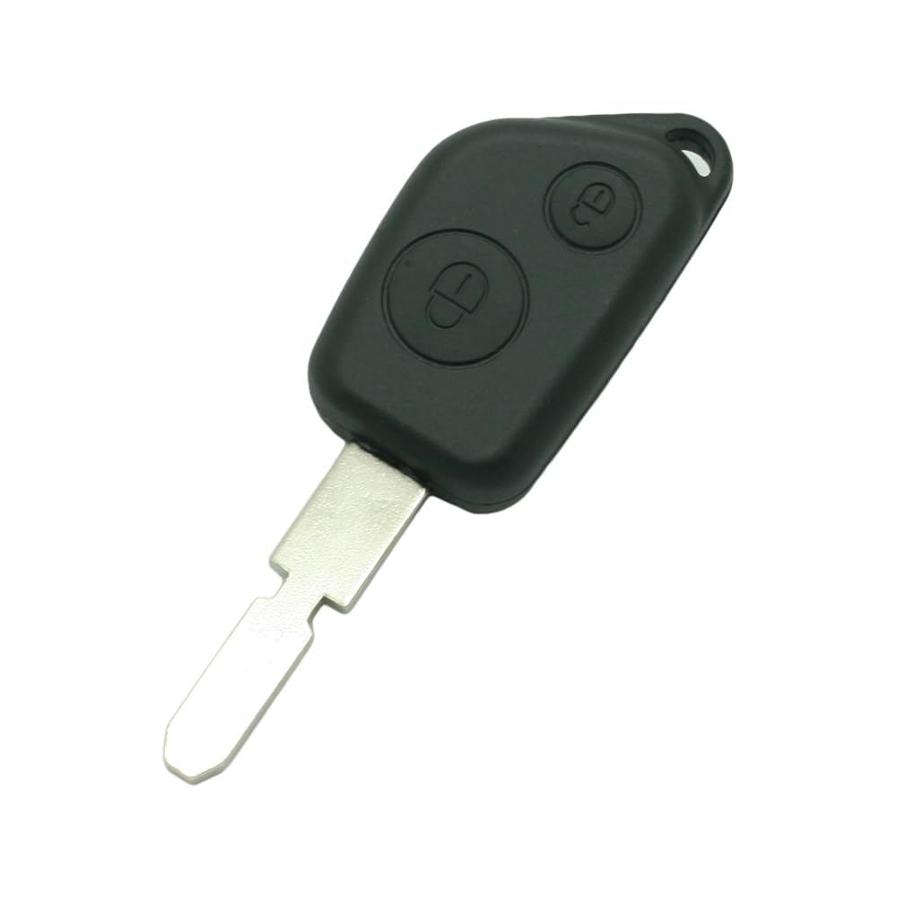 BROVACS Ersatz-Schlüsselgehäuse kompatibel mit Peugeot 306 406 2 Tasten Keyless Entry Fernbedienung Schlüsselgehäuse PG319C von BROVACS