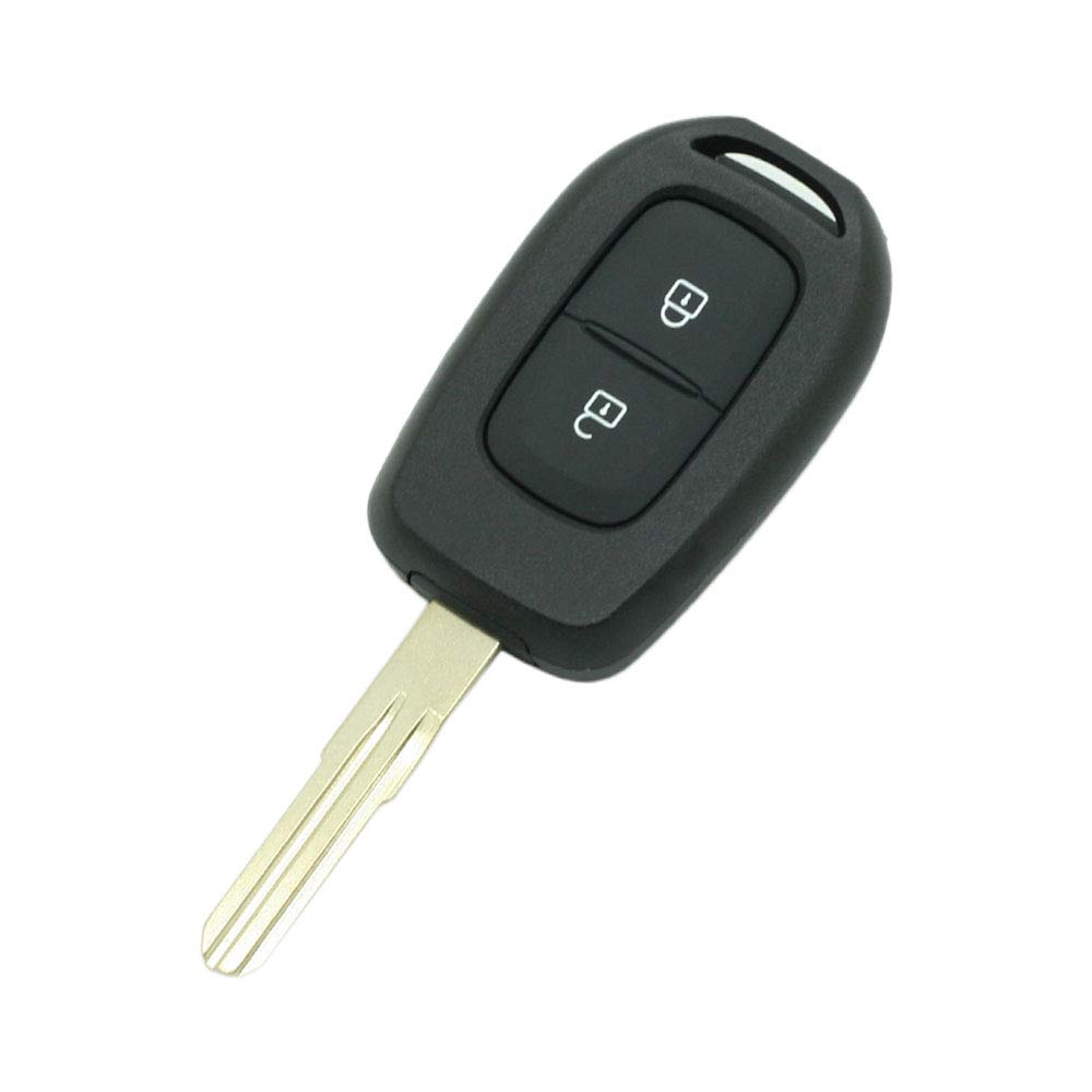 BROVACS Schlüsselgehäuse kompatibel mit Renault 2 Tasten Keyless Entry Remote Key Case Fob PG357 von BROVACS