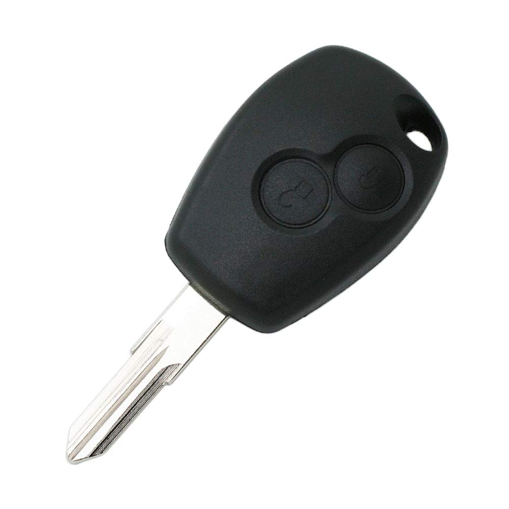 BROVACS -Schlüsselgehäuse kompatibel mit Renault Clio Dacia Logan Sandero 2 Tasten Keyless Entry Remote Key Case PG350B von BROVACS