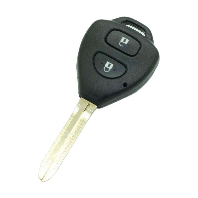 BROVACS -Schlüsselgehäuse kompatibel mit Toyota 2 Tasten Keyless Entry Remote Key Case Fob PG404 von BROVACS