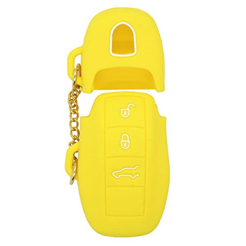 fassport Silikon Cover Skin Jacke für Porsche 3 Tasten Fernbedienung Schlüssel cv2920 von BROVACS