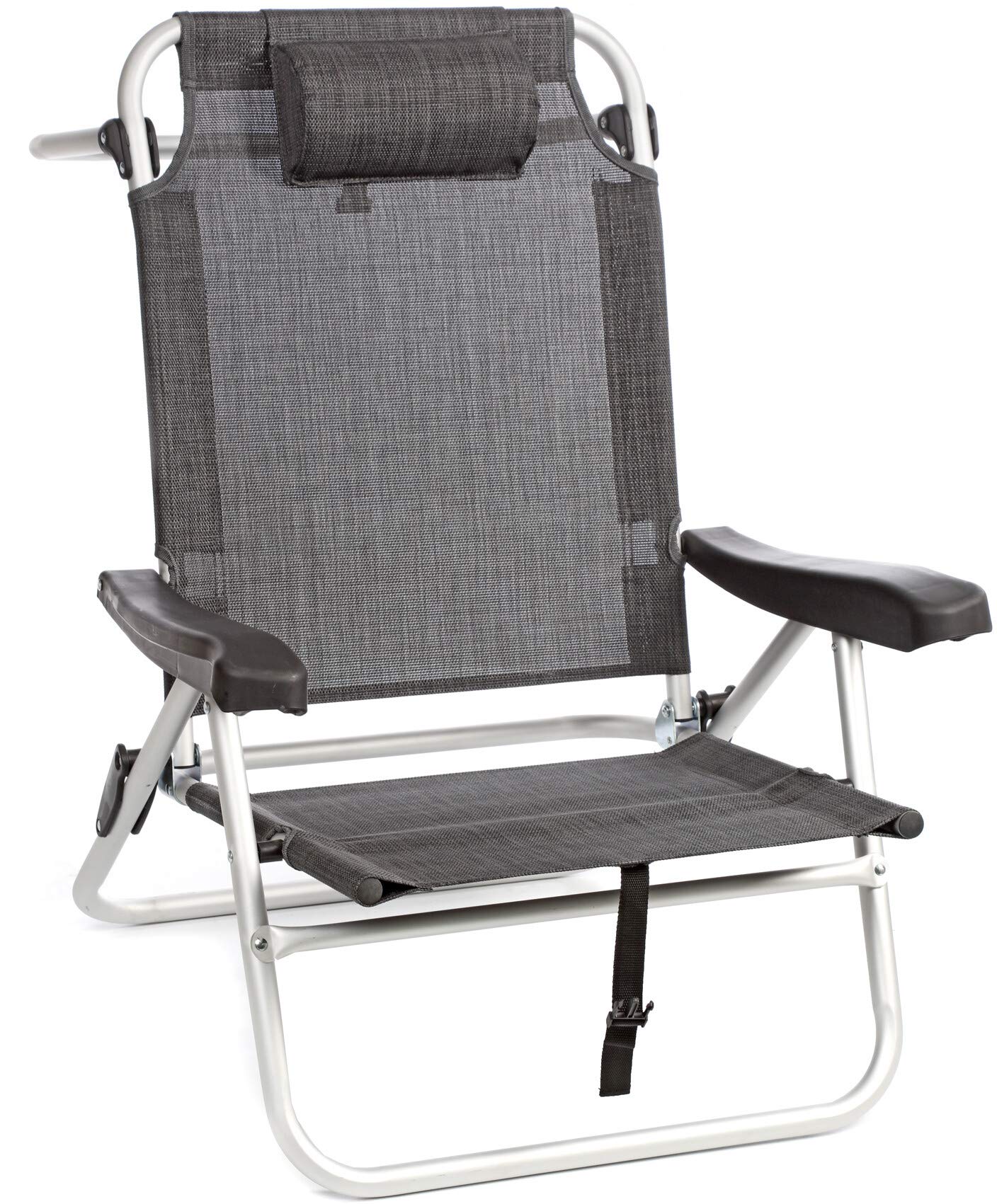 BRUNNER 0404152N Siren Strandstuhl, neigbar, Elegantes Design, Strandstuhl, Farbe Grau, bequemer Sitz, Tragkraft max. 110 kg BRUNNER 0404152N Siren Strandstuhl, neigbar, Elegantes Design, Strandstuhl, Farbe Grau, bequemer Sitz, Tragkraft max. 110 kg von BRUNNER