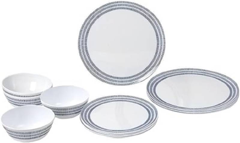 BRUNNER 0830148N.C6T Geschirrset, 12-teilig, BlueBAY, 3-teiliges Set von BRUNNER