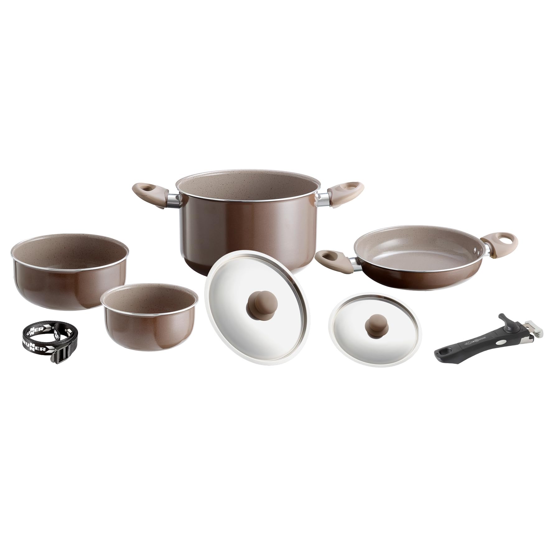 Brunner Alu Kochtopfset Kochgeschirr Campingtöpfe Topfset CHOCOLATE 7+1 Brunner Alu Kochtopfset Kochgeschirr Campingtöpfe Topfset CHOCOLATE 7+1 von BRUNNER