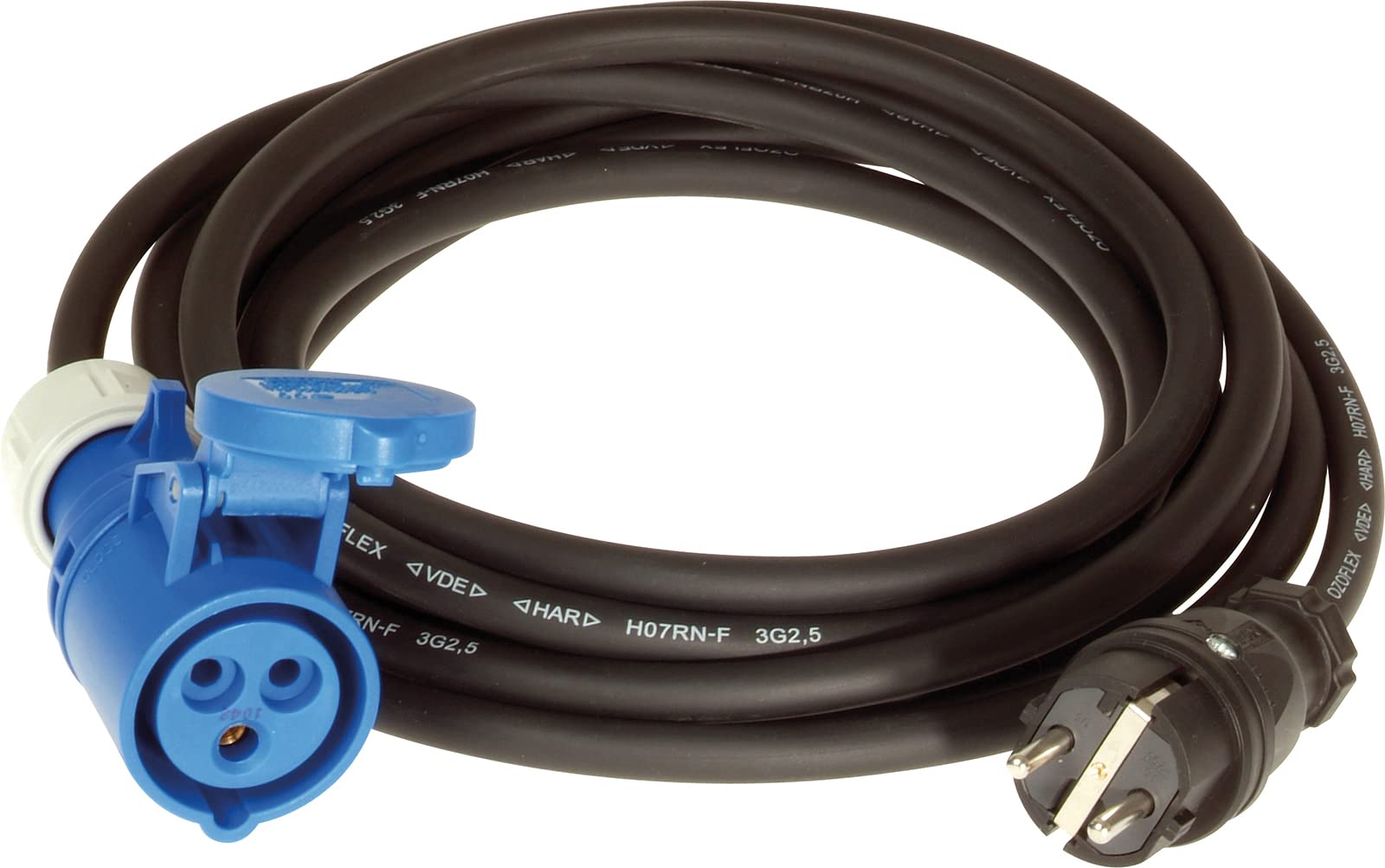 CEE Kupplung – Schuko-Stecker 1,5 Meter Länge CEE Kupplung – Schuko-Stecker 1,5 Meter Länge von BRUNNER