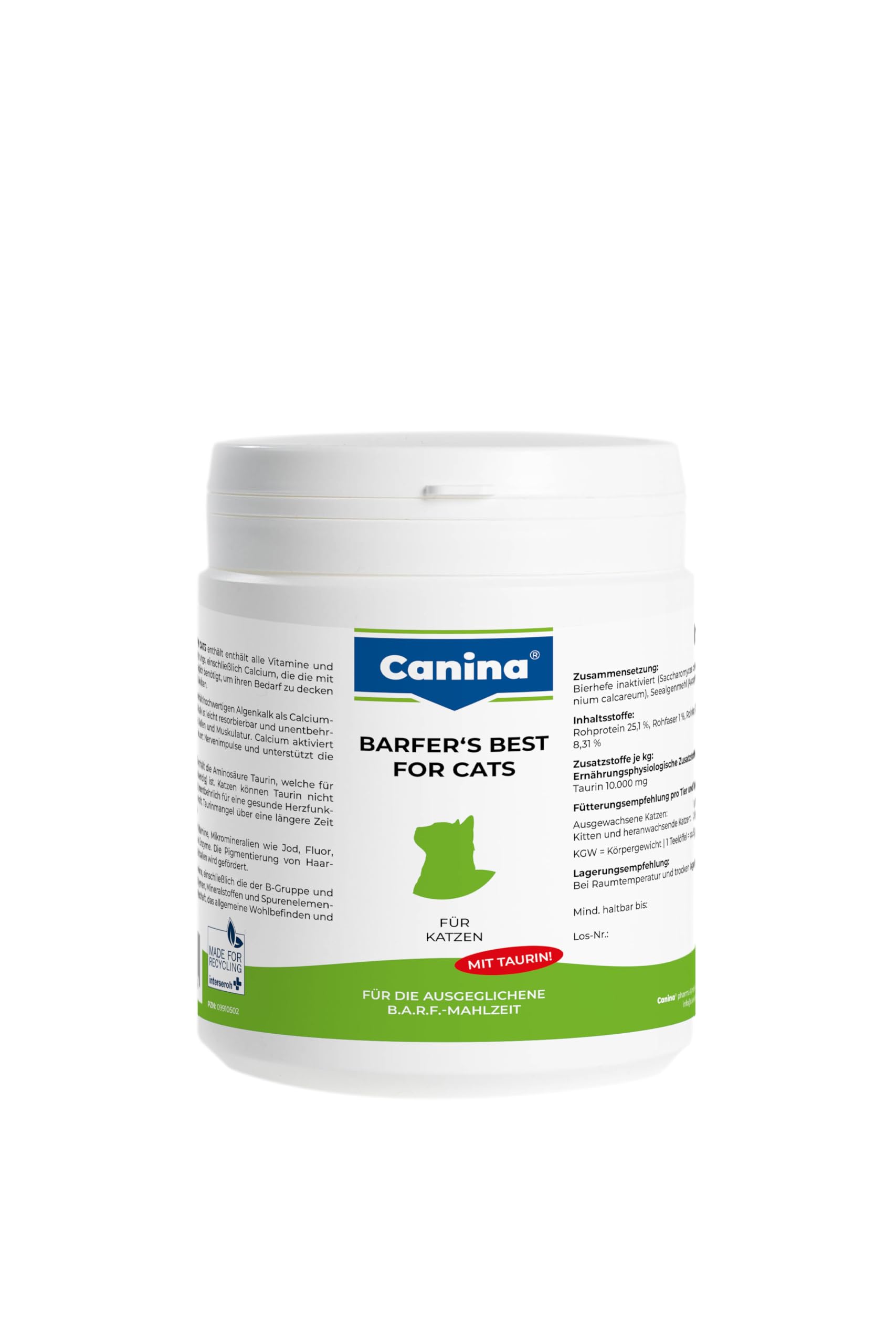 Canina Pharma Barfers Best for Cats 180g von Canina