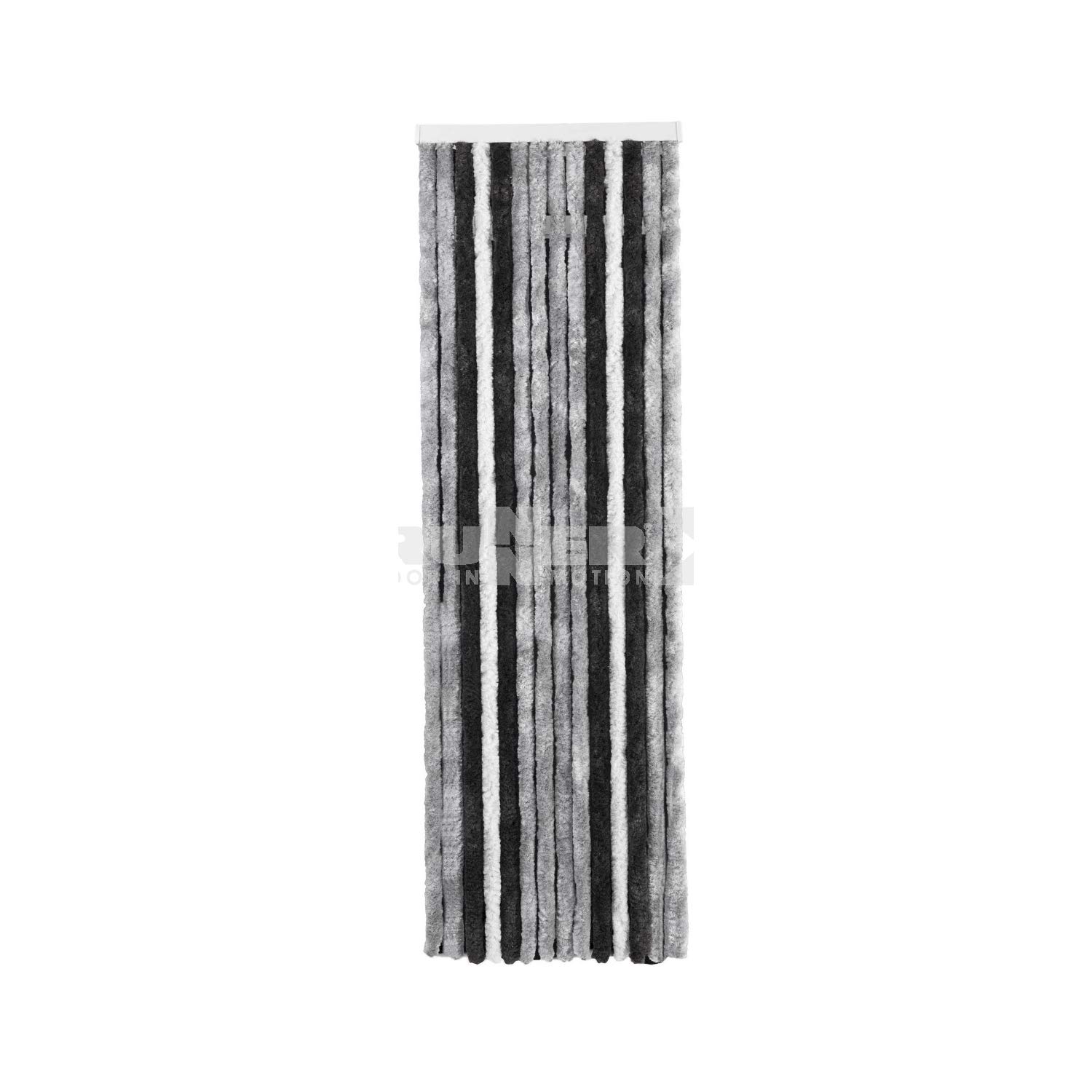 Chenille Flauschvorhang 100 x 205 cm grau/anthrazit/schwarz Chenille Flauschvorhang 100 x 205 cm grau/anthrazit/schwarz von BRUNNER