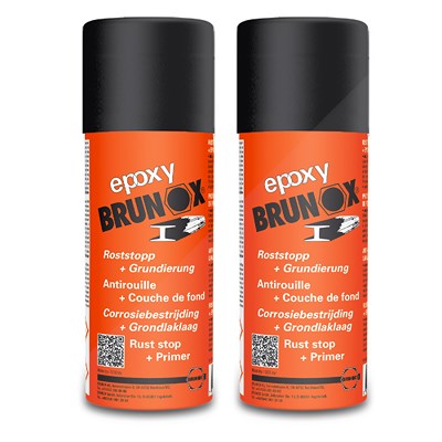 Brunox 2x 400 ml Epoxy Spray Rostumwandler [Hersteller-Nr. BR0,40EP] von BRUNOX