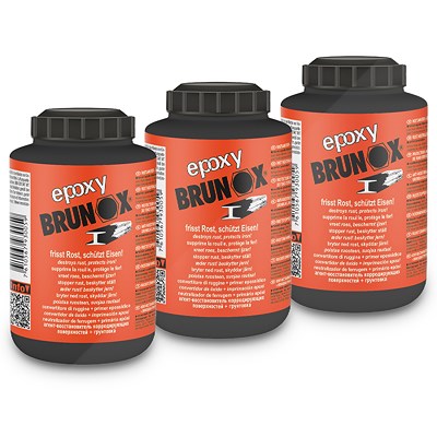 Brunox 3x 250 ml Epoxy Roststopp + Grundierung [Hersteller-Nr. BR0,25EP] von BRUNOX