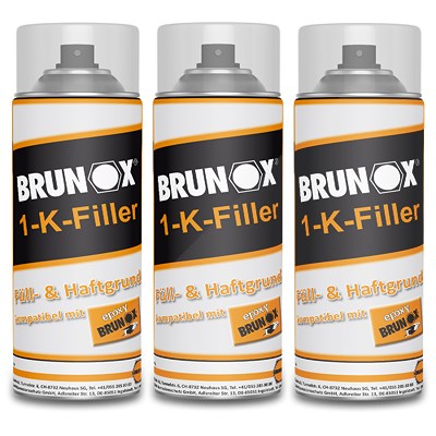 Brunox 3x 400ml 1-K-Filler Korrosionsschutz [Hersteller-Nr. BR0,40KFiller] von BRUNOX