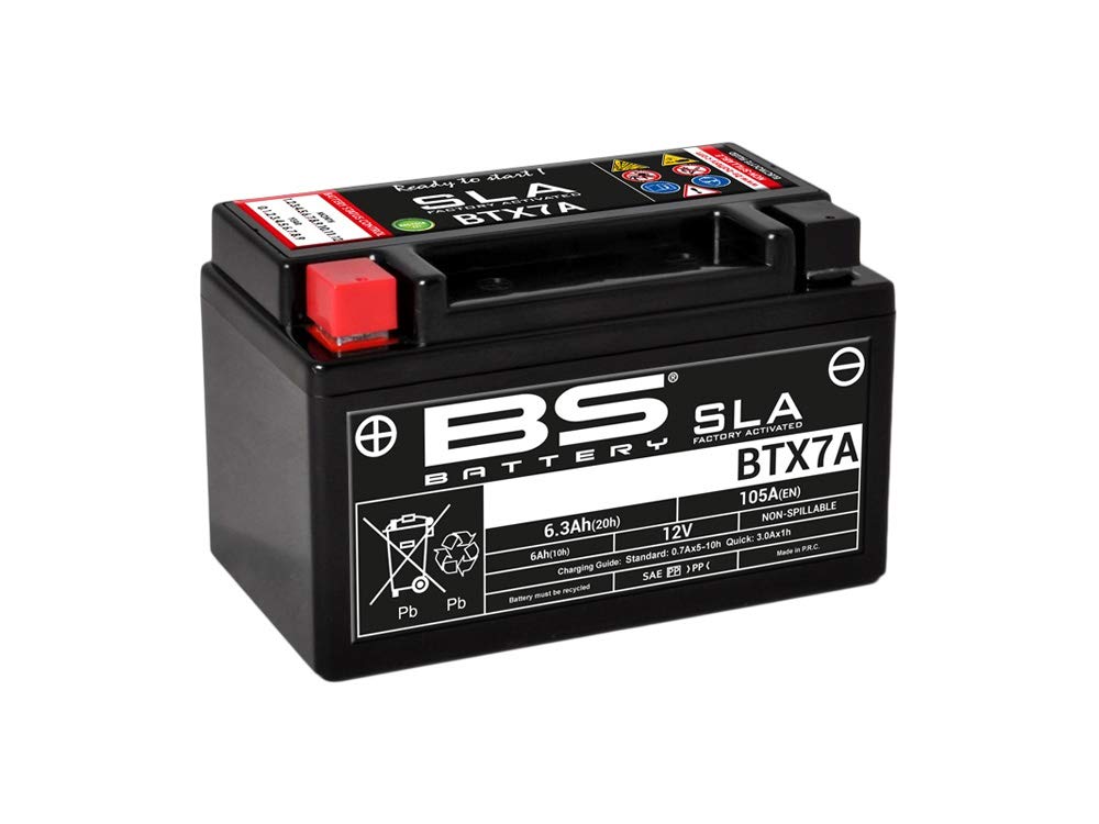 Accu SLA BTX7A / YTX7A-BS – BS BATTERY – 12 V/6 Ah von BS Battery