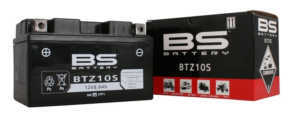 BS Battery 300635 BTZ7S AGM SLA Motorrad Batterie, Schwarz von BS Battery
