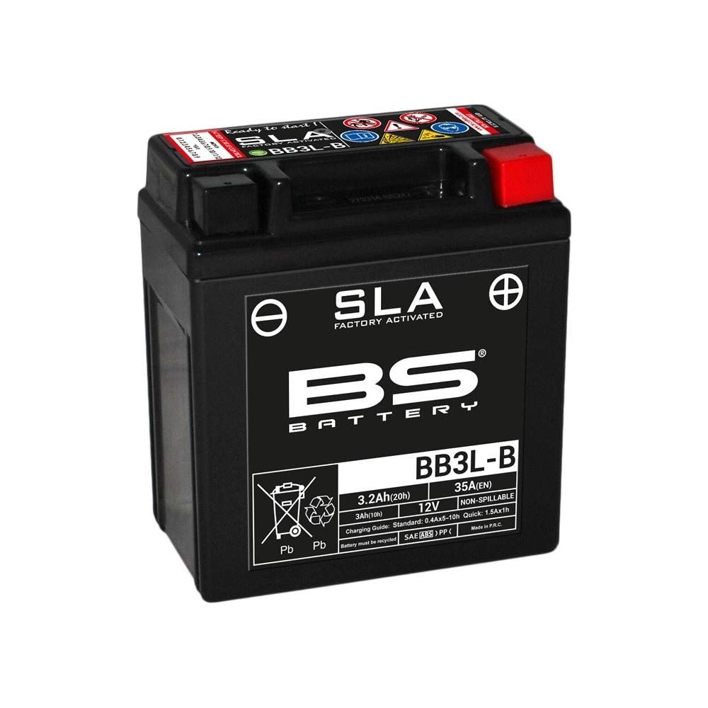 Batterie 12V 3Ah SLA versiegelt für Umbau Simson Schwalbe 12 Volt von BS Battery