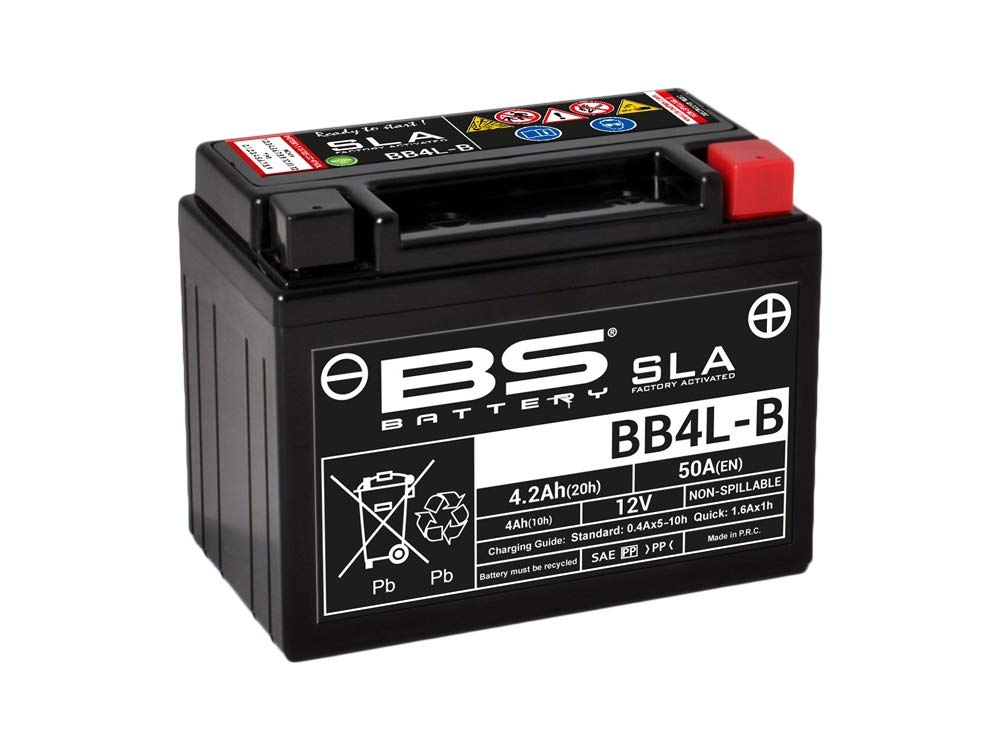 Accu SLA BB4L-B / YB4L-B - BS Battery, 12 V/4 Ah von BS Battery