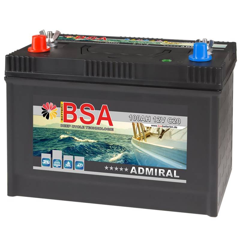 BSA Bootsbatterie 12V 100Ah Batterie Boot Schiff Rangierhilfe Versorgungsbatterie von BSA BATTERY HIGH QUALITY BATTERIES