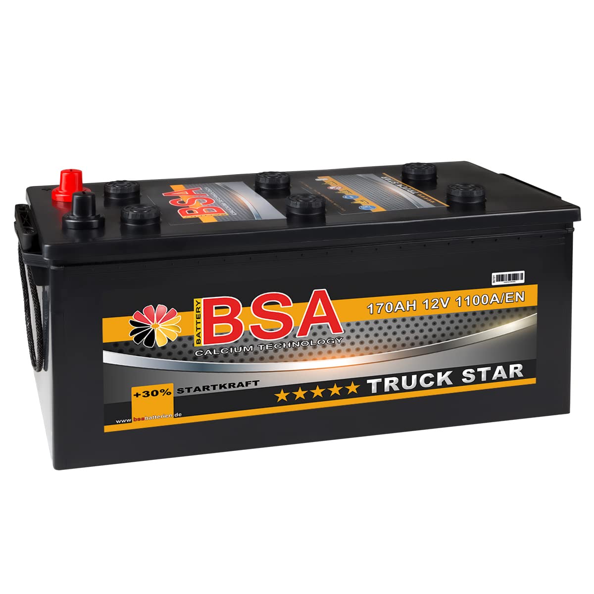 LKW Batterie 170Ah 12V 1100A Starterbatterie ersetzt 180Ah 155Ah Schlepper Traktor LKW Batterie 170Ah 12V 1100A Starterbatterie ersetzt 180Ah 155Ah Schlepper Traktor von BSA BATTERY HIGH QUALITY BATTERIES