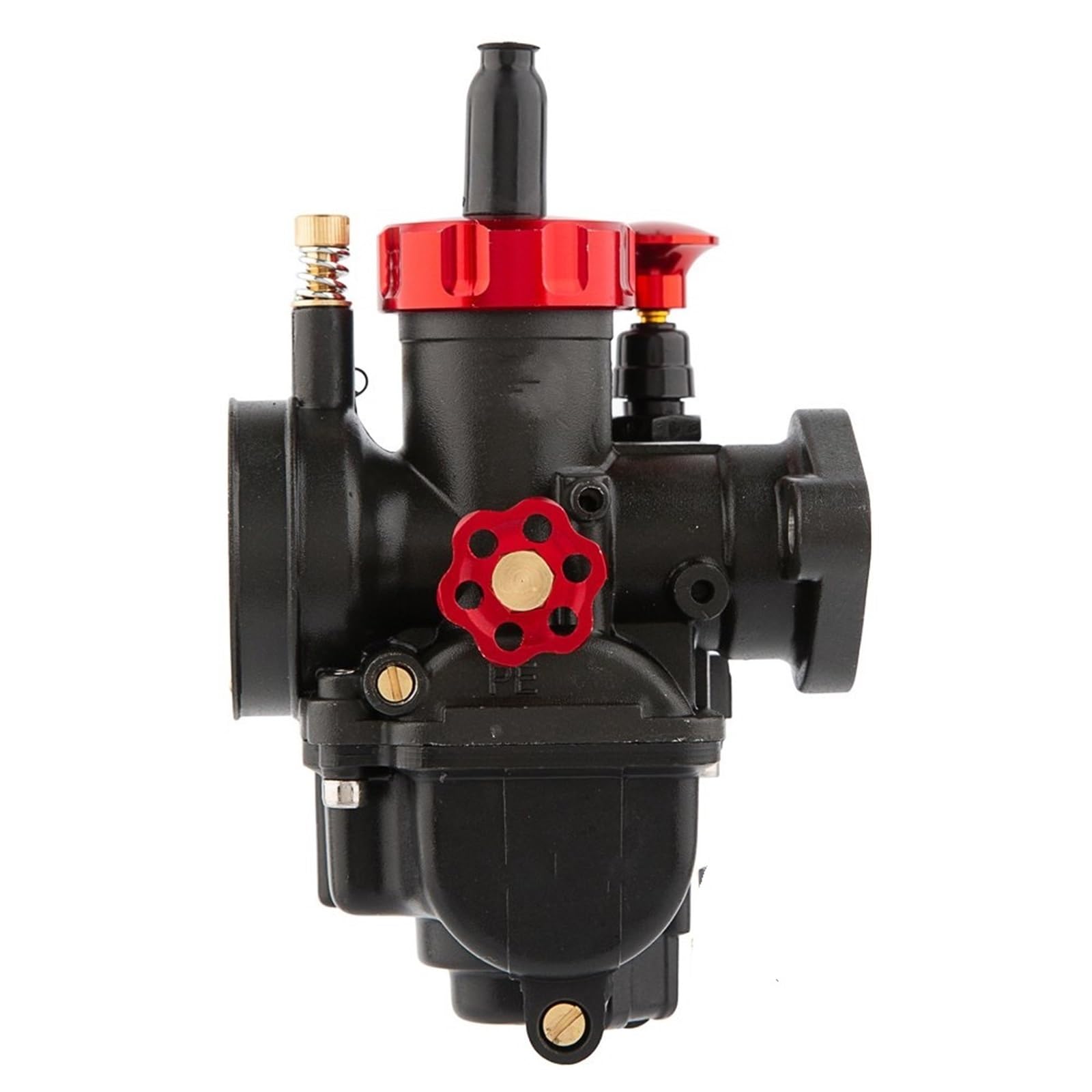 Motor Vergaser Vergaser Kit Für 2T 4T Flansch Motor Motorrad Dirt Bike Cub Roller PE17 19 22 24 26 28mm Vergaser Mit Carb Jet(MO-E17) von BSBZGKGPBW