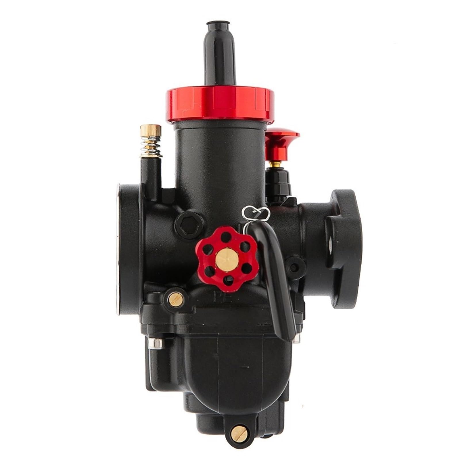 Motor Vergaser Vergaser Kit Für 2T 4T Flansch Motor Motorrad Dirt Bike Cub Roller PE17 19 22 24 26 28mm Vergaser Mit Carb Jet(MO-E28) von BSBZGKGPBW