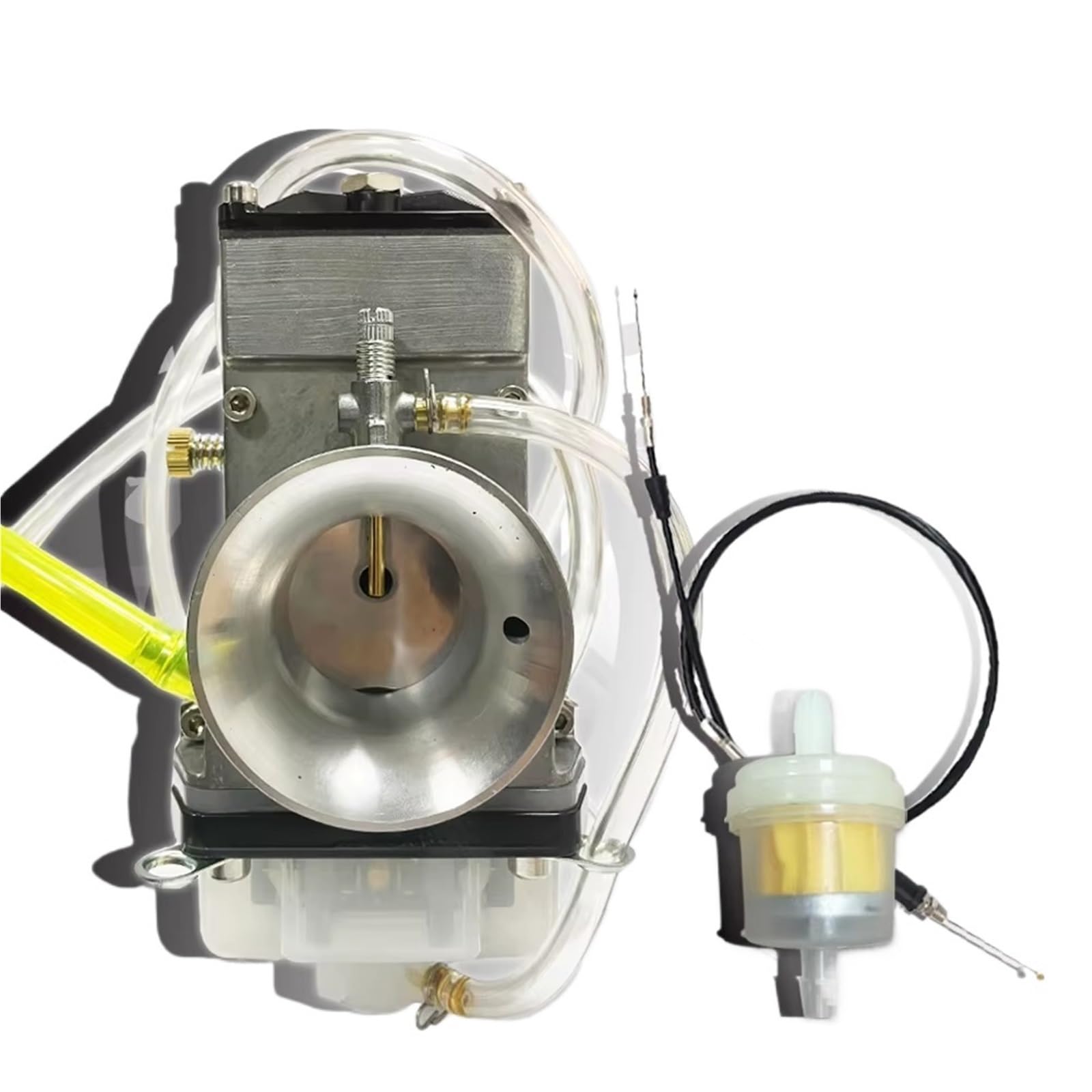 Motor Vergaser Vergaser Kit Für Kawasaki Für KX 250F Für KX 450F 38mm 40mm High Velocity Einstellbare Power Jet Vergaser Mit Kabel(40mm) von BSBZGKGPBW