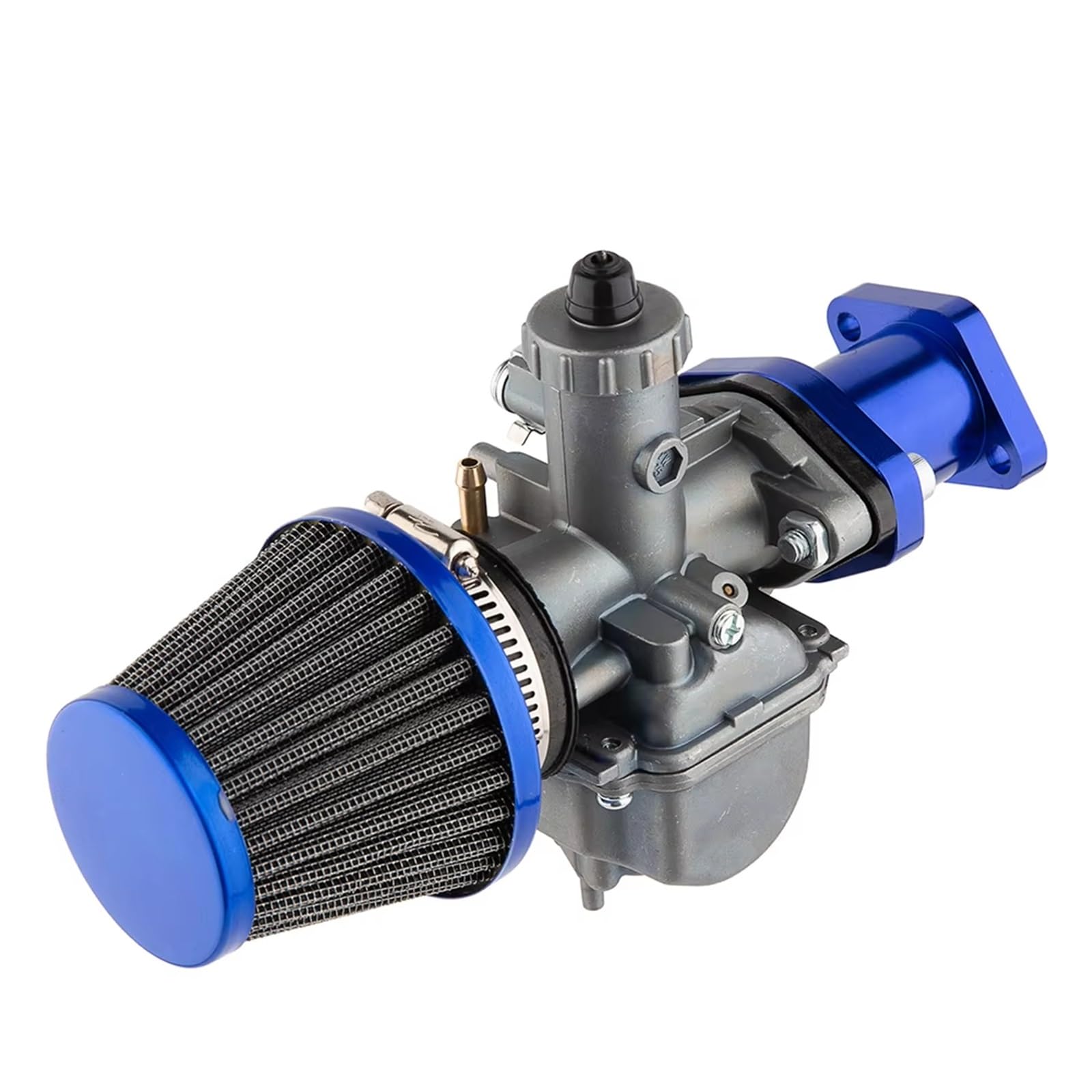 Motor Vergaser Vergaser Kit Für Predator 212cc 196cc Für Coleman Für CT200U Für BT200X Für KT196 Für GX160 Für GX200 Mini Bike 6,5 PS Luftfilter Vergaser(Blue) von BSBZGKGPBW