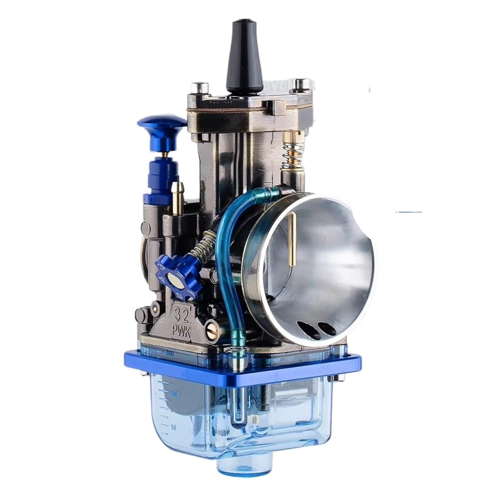 Motor Vergaser Vergaser Kit Universal Motorrad Vergaser PWK 21 24 26 28 30 32 34mm Für MAIKUNI Für Mikuni 2T 4T Motor Motocross Roller UTV ATV(PWK 26 Blue) von BSBZGKGPBW