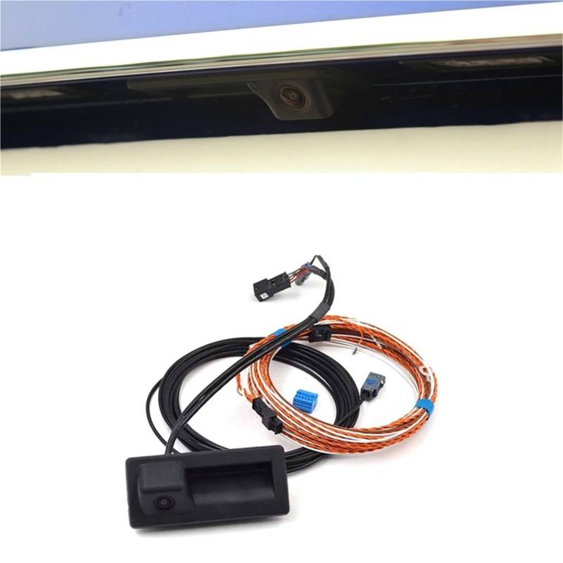 Rückfahrkamera Auto 3V0827566L Auto Rückfahrkamera Back Up Kamera Griff Release Kamera Für A4 B9 2016 2017 2018 2019 2020 2021 2022 2023 Rückansicht Kamera von BSBZGKGPBW