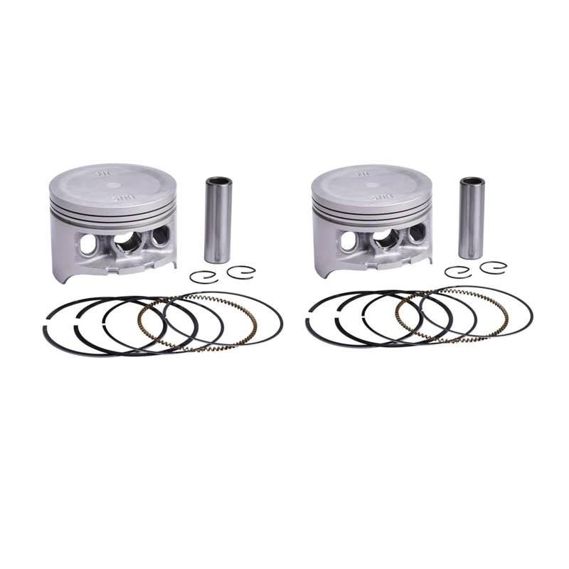 78,5mm STD Motorrad Kolben & Kolben Ringe Kit for FOURTRAX RANCHER350 TRX350 FE1-FE6 FM1-FM6 2000-2006 TE1-TE5(2set STD) von BSDIAOSU