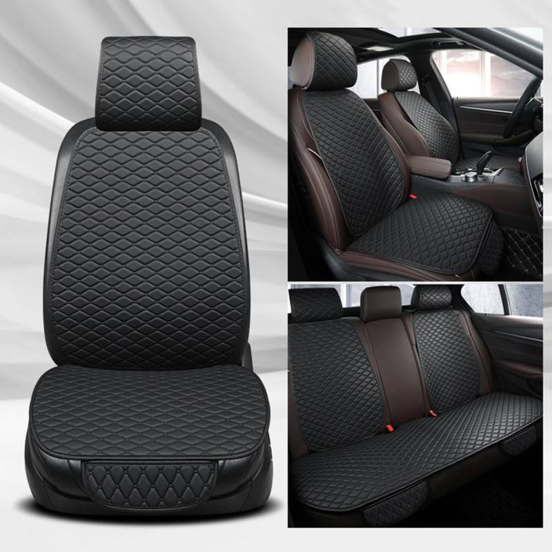 BSFYJXW Autositzkissen Sitzbezug für Hyundai Santafe Tucson Elantra Accent I30 Solaris Creta Sonata I40 Ioniq Ix35 Avante Azero Kona, Schutz vor Schmuzt Schweiß Auto Sitzkissen Sitzbezug Auto von BSFYJXW
