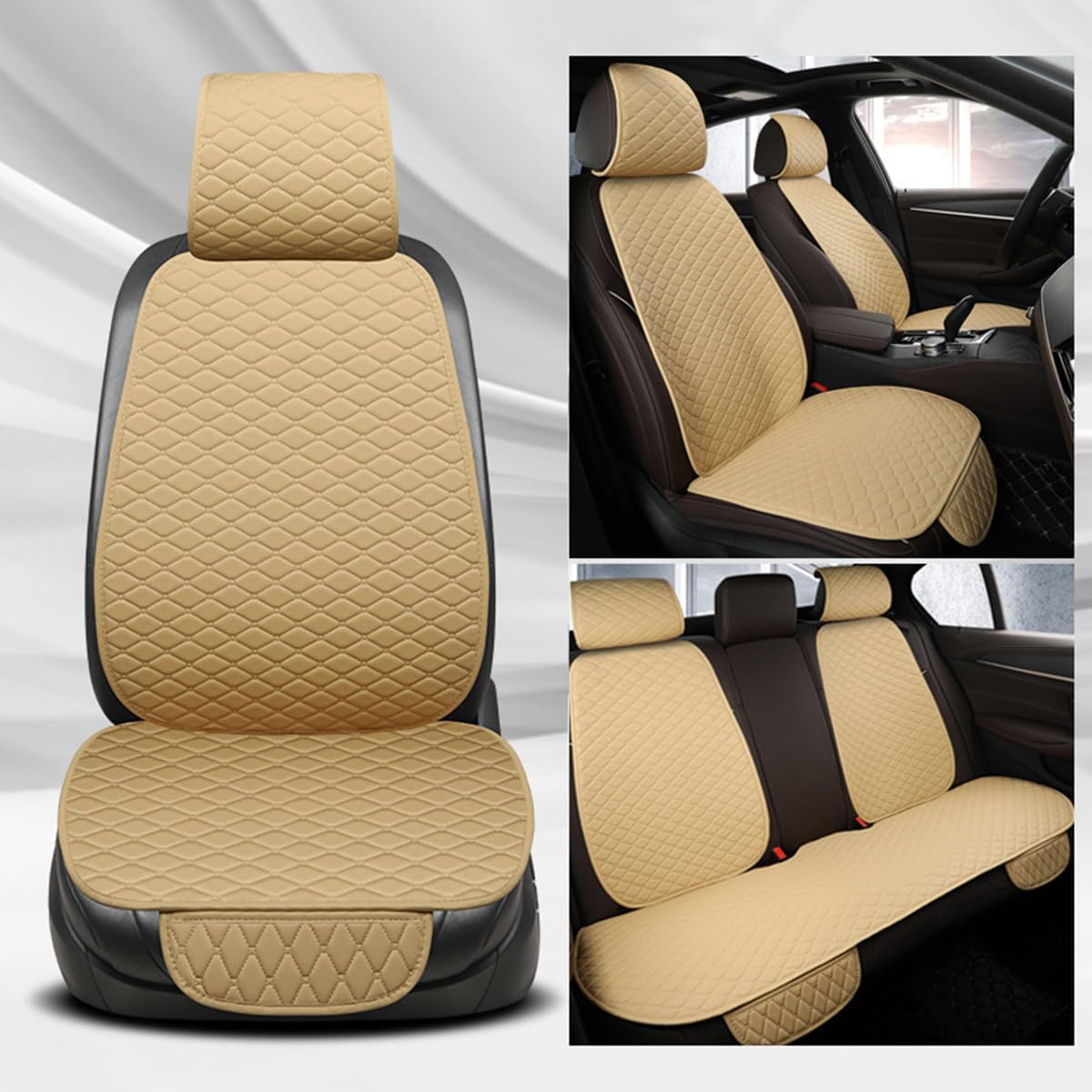 BSFYJXW Autositzkissen Sitzbezug für Vw Passat B6 Passat B7 Passat B8 Passat Cc Passat B5.5 Passat B5, PU Leder Autositzbezüge Schutz vor Schmuzt Schweiß Auto Sitzkissen Sitzbezug Auto,C/Beige BSFYJXW Autositzkissen Sitzbezug für Vw Passat B6 Passat B7 Passat B8 Passat Cc Passat B5.5 Passat B5, PU Leder Autositzbezüge Schutz vor Schmuzt Schweiß Auto Sitzkissen Sitzbezug Auto,C/Beige von BSFYJXW