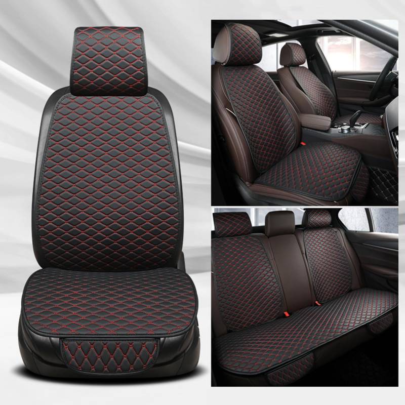 BSFYJXW Autositzkissen Sitzbezug für Vw Passat B6 Passat B7 Passat B8 Passat Cc Passat B5.5 Passat B5, PU Leder Autositzbezüge Schutz vor Schmuzt Schweiß Auto Sitzkissen Sitzbezug Auto von BSFYJXW