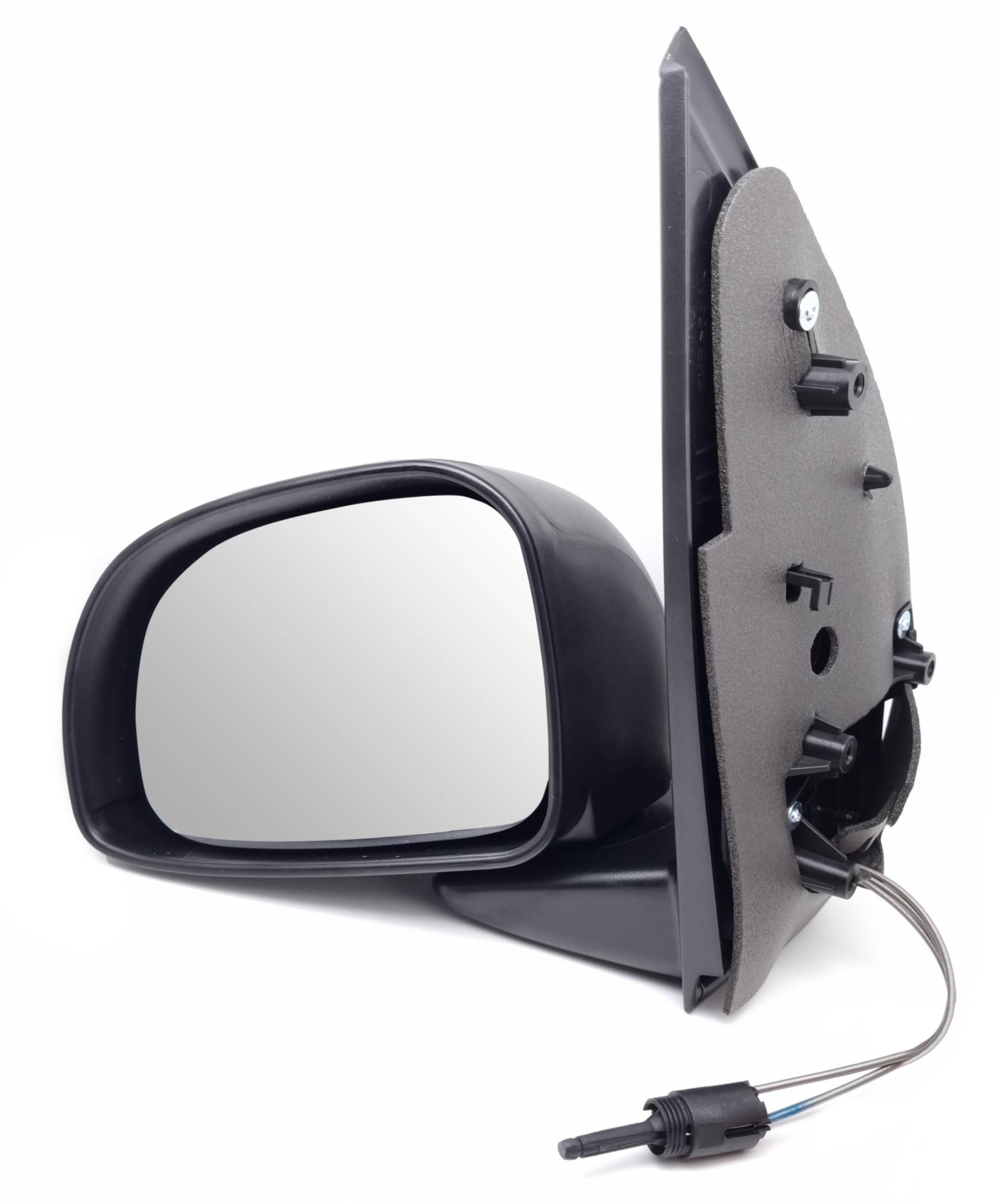 BSSTORE Außenspiegel schwarz für Panda ab 2012 (312, 319) mit manueller Einstellung (links - Fahrerseite) von BSSTORE