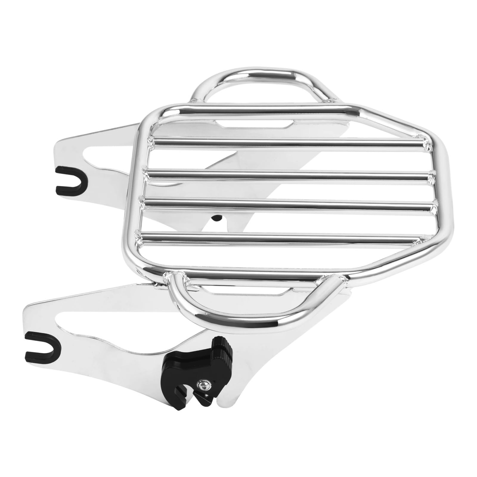 BSWRTH Gepäckträger Hinten Kompatibel Mit Road Für Glide Für Special Für FLTRXS 2015 2016 2017 2018 2019 2020 2021 Motorrad-Heckträger-Koffer-Gepäckträgerbrett(Chrome) von BSWRTH