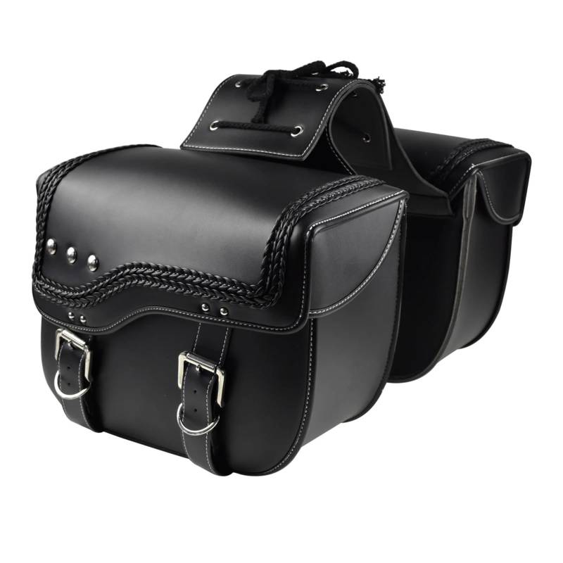 BSWRTH Motorrad Hecktasche Kompatibel Mit, 2 Motorrad-Satteltaschen, Seitentaschen, Multifunktionale, wasserdichte Gepäckträgertasche, Kofferraumtasche von BSWRTH