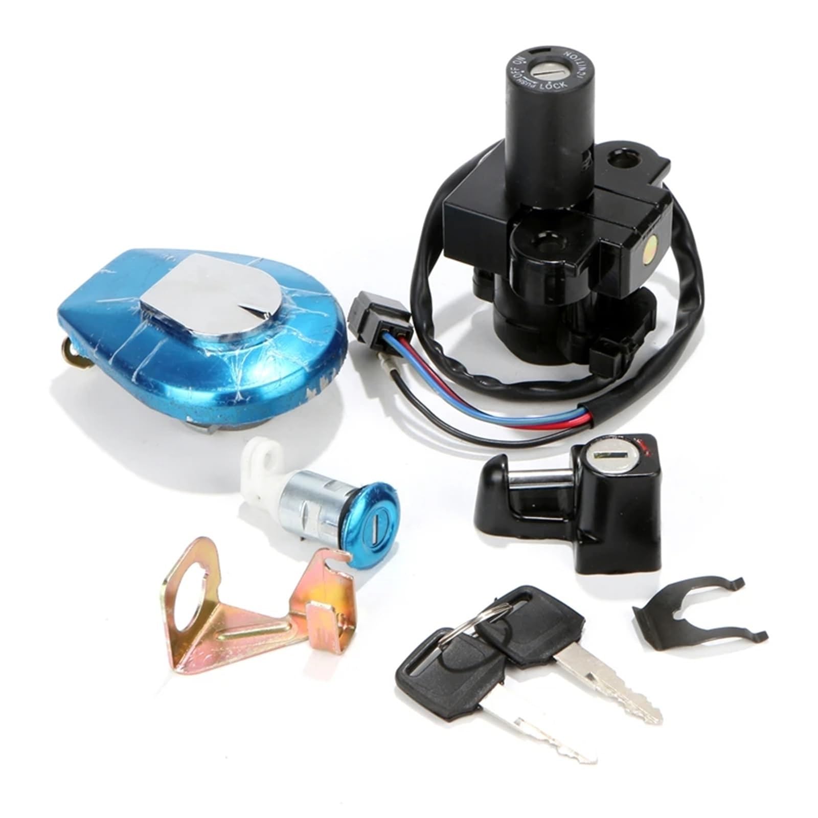 BSWRTH Start Zündschlüssel Kompatibel Mit CB250 Für JADE250 Für CBX750 1984–1998 1999 2000 2001 Motorrad-Zündschalterkappe, Tankdeckel, Helmschloss-Schlüsselsatz BSWRTH Start Zündschlüssel Kompatibel Mit CB250 Für JADE250 Für CBX750 1984–1998 1999 2000 2001 Motorrad-Zündschalterkappe, Tankdeckel, Helmschloss-Schlüsselsatz von BSWRTH