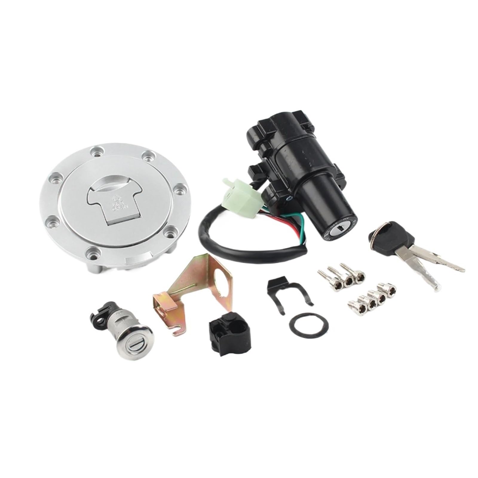 BSWRTH Start Zündschlüssel Kompatibel Mit CBR1100XX 1997–2003, Für CB900F 2002–2007, Für CBR600RR 2003–2006, Für CBR1000RR 2004–2007, Motorrad-Zündschloss, Tankdeckel BSWRTH Start Zündschlüssel Kompatibel Mit CBR1100XX 1997–2003, Für CB900F 2002–2007, Für CBR600RR 2003–2006, Für CBR1000RR 2004–2007, Motorrad-Zündschloss, Tankdeckel von BSWRTH