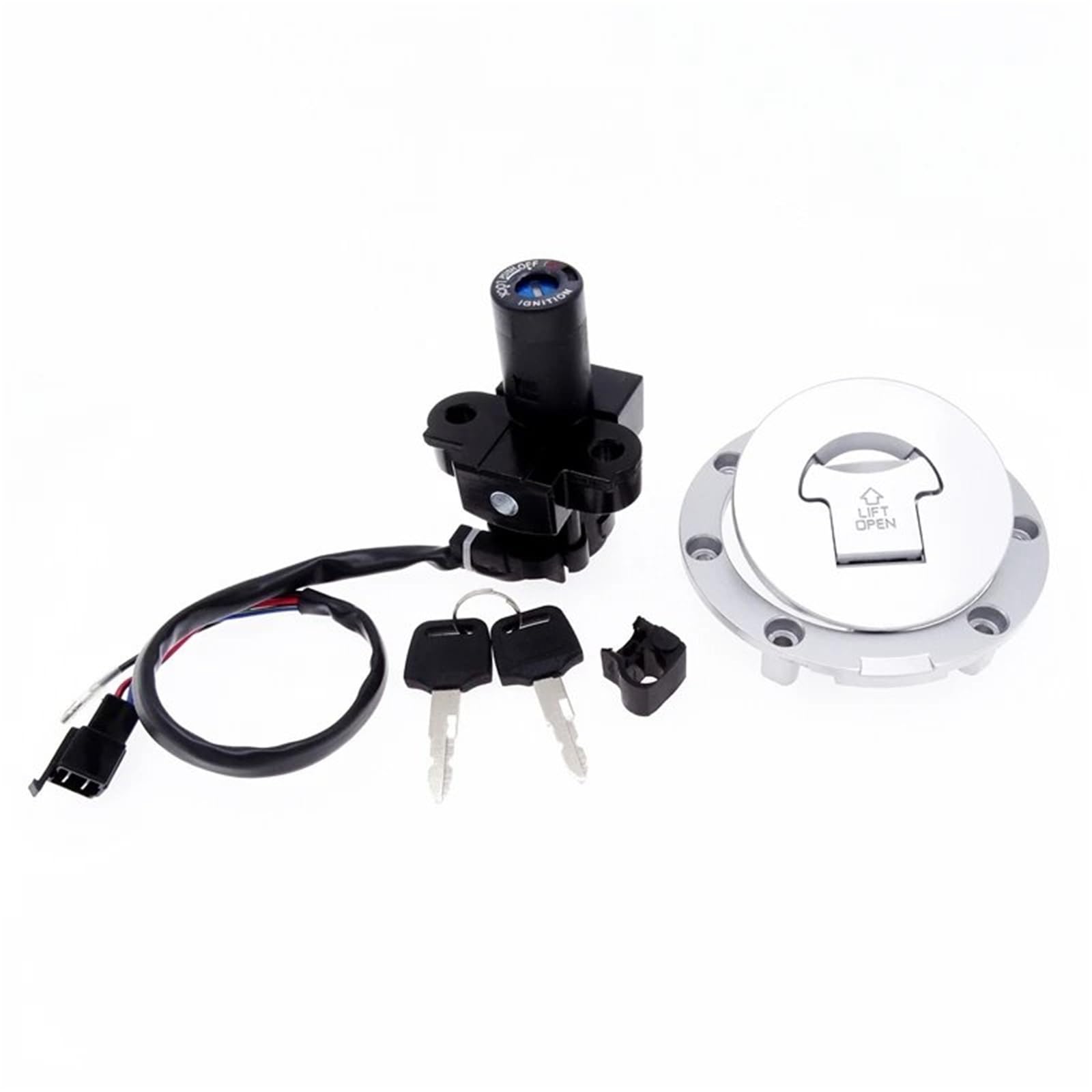 BSWRTH Start Zündschlüssel Kompatibel Mit CBR600 Für F2 1991–1994 Für F3 1995–1998 Für NSR250 MC18 MC21 1 Set Motorrad-Tankdeckel-Zündschloss Mit 2 Schlüsseln BSWRTH Start Zündschlüssel Kompatibel Mit CBR600 Für F2 1991–1994 Für F3 1995–1998 Für NSR250 MC18 MC21 1 Set Motorrad-Tankdeckel-Zündschloss Mit 2 Schlüsseln von BSWRTH
