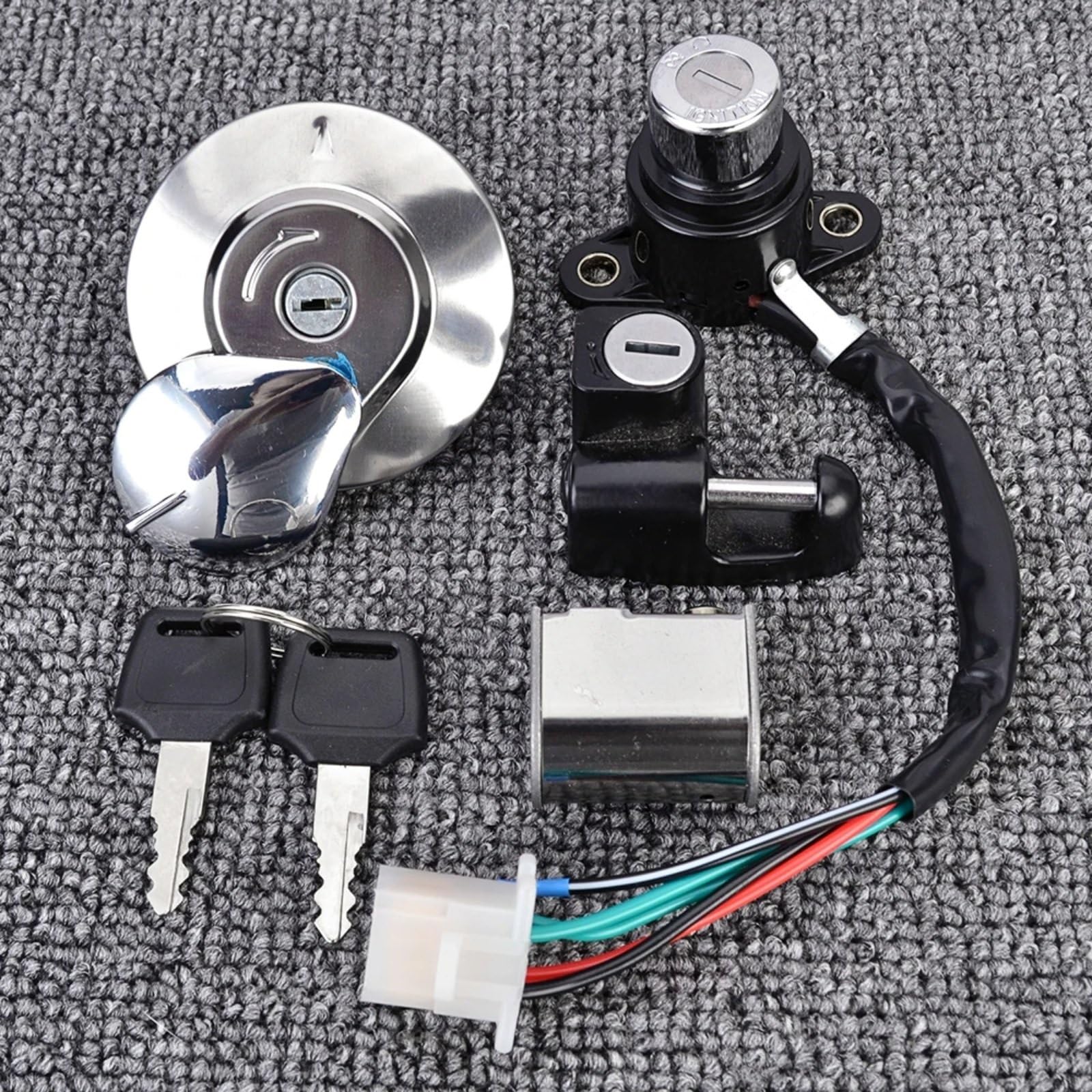 BSWRTH Start Zündschlüssel Kompatibel Mit CMX250 Für Rebel 1985–2014 Für CA125 1995–1999 Motorrad-Zündschalter-Sperrschlüssel Motorrad-Schlosssatz Tankdeckel Zündzylinder BSWRTH Start Zündschlüssel Kompatibel Mit CMX250 Für Rebel 1985–2014 Für CA125 1995–1999 Motorrad-Zündschalter-Sperrschlüssel Motorrad-Schlosssatz Tankdeckel Zündzylinder von BSWRTH